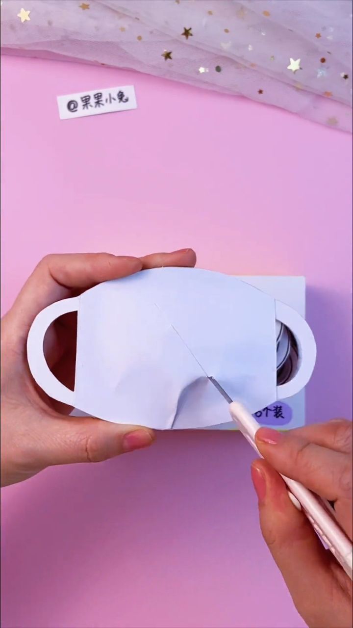 自制可爱口罩盲盒盲袋 手工迷你口罩盲袋