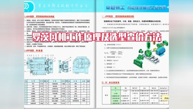 罗茨风机工作原理及罗茨鼓风机型号大全查询方法