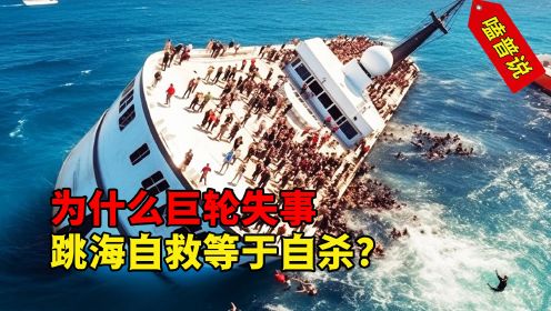 为何大型巨轮沉船时，跳海自救等于自杀？会游泳也不能跳吗？ #沉船事故 #自救 #涨知识