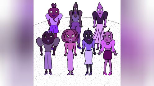 紫色高贵团