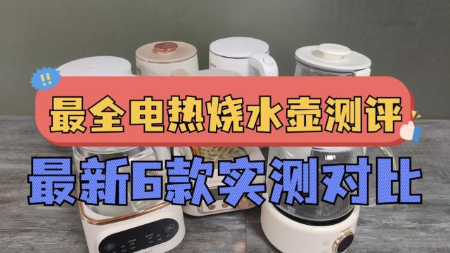 电热烧水壶排行榜测评推荐,小熊、宫菱等谁是王者?