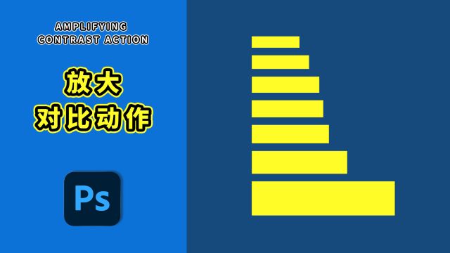 956、PS教程就这么简单——放大对比动作