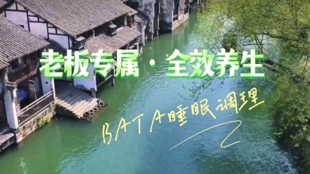 老板专属•全效养生: BATA睡眠调理