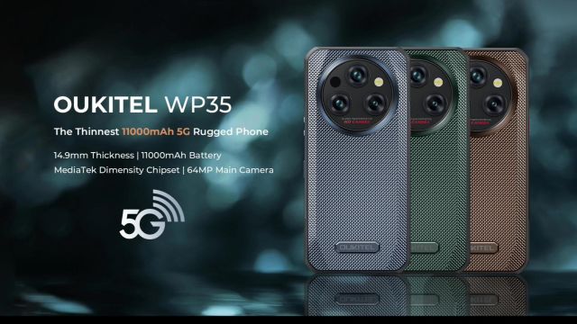 OUKITEL推出WP35三防手机:天玑6100+处理器+11000mAh电池