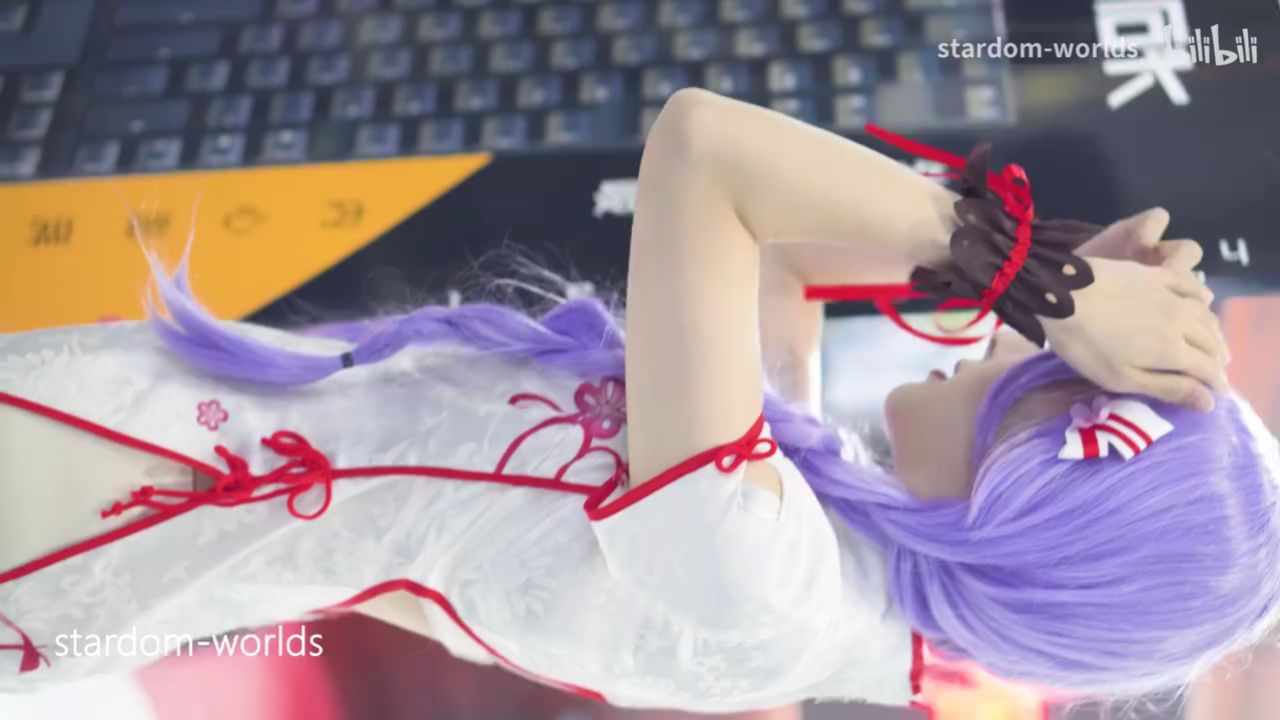 碧蓝航线 独角兽旗袍 cos 广州漫展 bw2020 艾石头