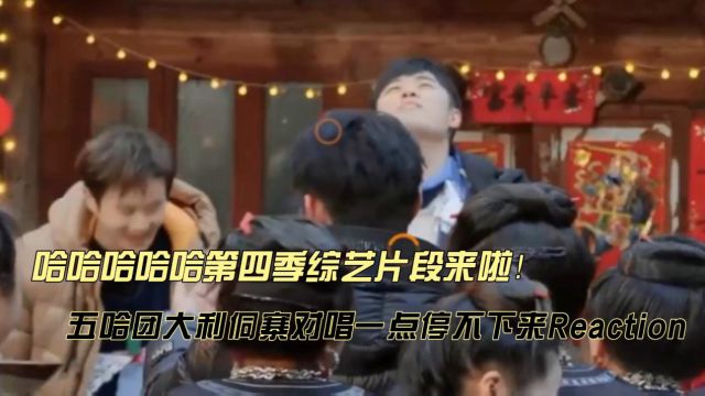 五哈团大利侗寨对唱一点停不下来reaction