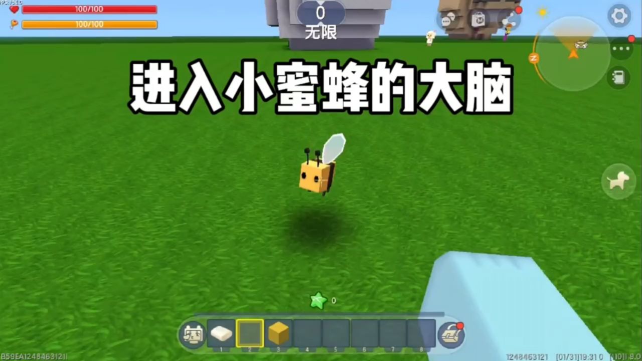 迷你世界:进入小蜜蜂的大脑