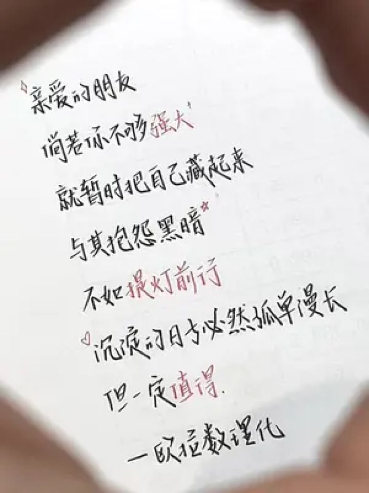 沉淀的日子必然孤单漫长 但一定值得#见字如面 #文案 #摘抄 #手写