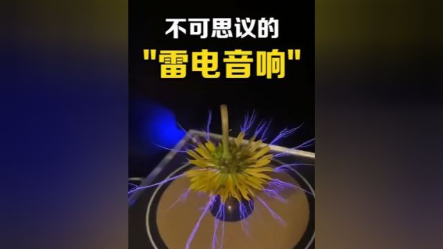 “特斯拉线圈”是什么?将一朵小花放上去,诡异的现象发生了