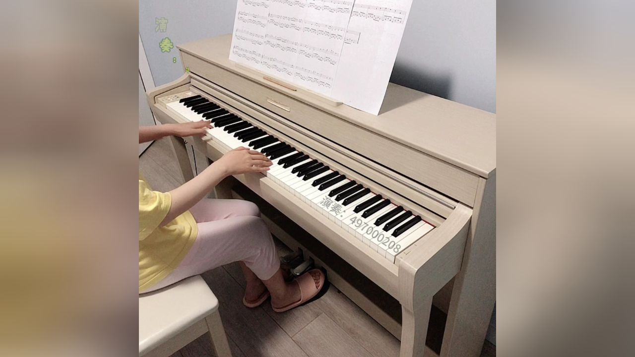 02仙剑问情 钢琴演奏版 五线谱简谱钢琴谱 仙剑奇侠传