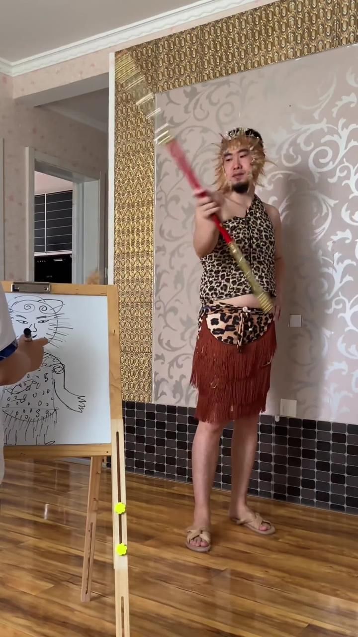 妈妈回来了以后的模特生涯会更加艰难#画画的baby#父子日常#搞笑