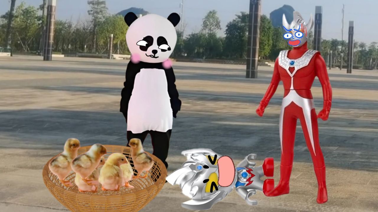 启蒙早教玩具视频:养不活小鸡的泰迦奥特曼心碎爆哭