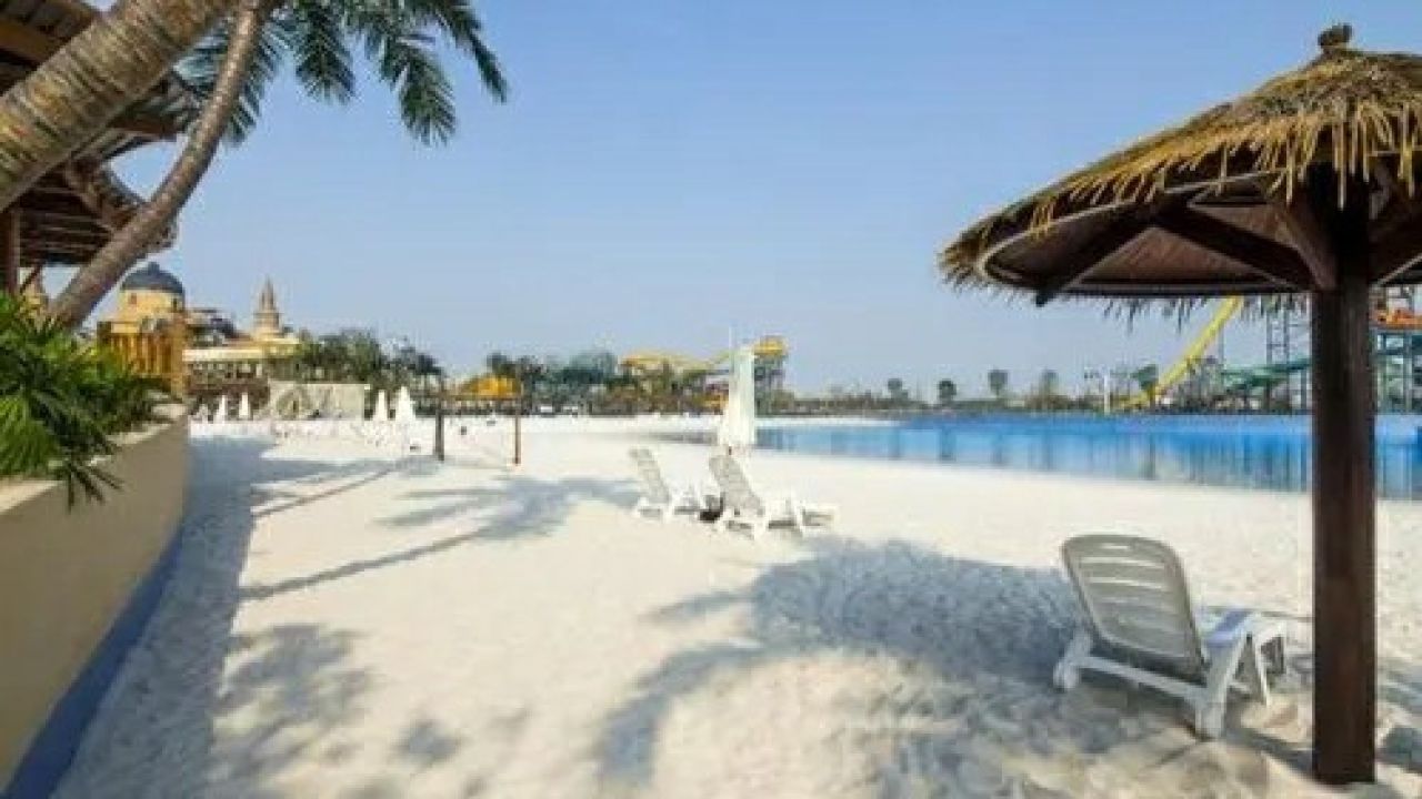 绵阳乐乐水世界,玩人造沙滩,体验海岛风情