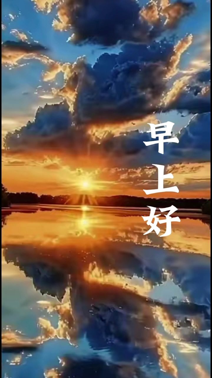 早上好.