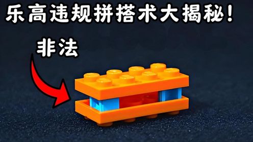 【创意乐高】乐高违规拼搭术大揭秘！