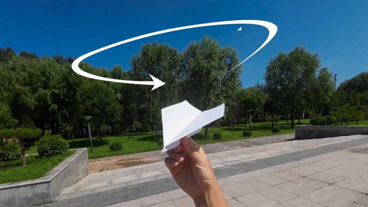 忠诚附魔!飞得超远还能飞回手里的破风者sc纸飞机