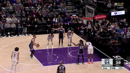 《NBA全场集锦》【回放】NBA常规赛：掘金vs国王第2节中文解说回放
