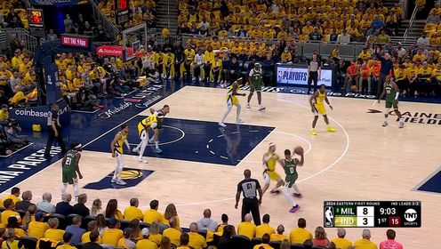 《NBA全场集锦》无解的得分能力！利拉德蛇皮走位后撤步长两分稳稳命中