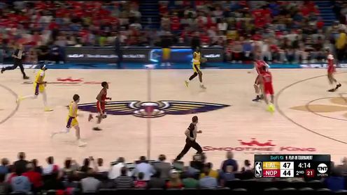 《NBA全场集锦》NBA附加赛：湖人vs鹈鹕第2节中文解说回放