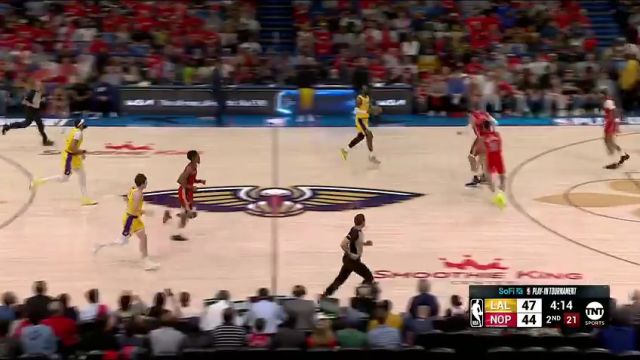 NBA附加赛：湖人vs鹈鹕第2节中文解说回放