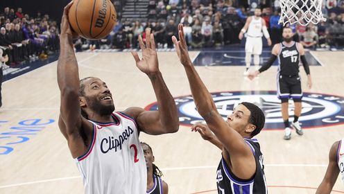 《NBA全场集锦》【原声】国王110-111快船 哈登29+11小卡献抛投绝杀快船险胜国王赢关键卡位战