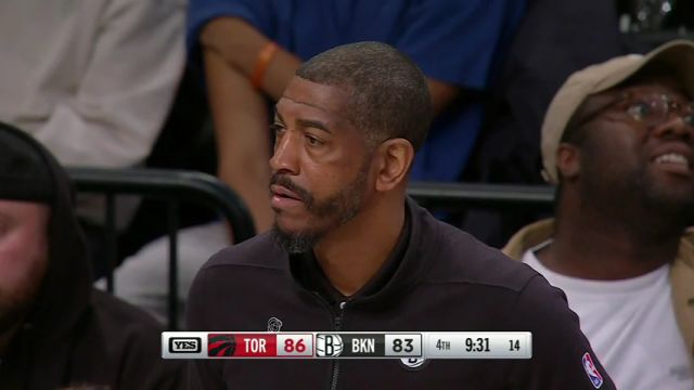 NBA常规赛：猛龙vs篮网第4节英文原声回放