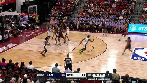 《NBA全场集锦》快攻反击势如破竹!科利尔接小肯尼斯-洛夫顿妙传疾驰上篮打进