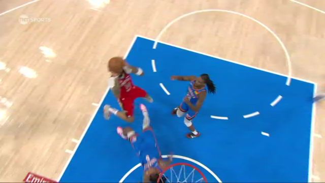 NBA季后赛：鹈鹕vs雷霆第1节英文原声回放