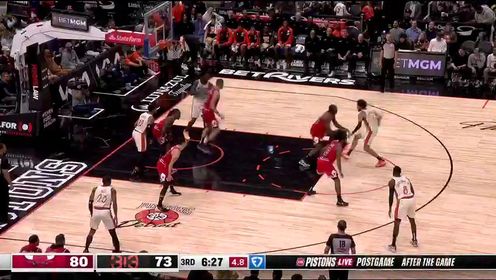 《NBA全场集锦》【回放】公牛vs活塞第3节英文原声回放