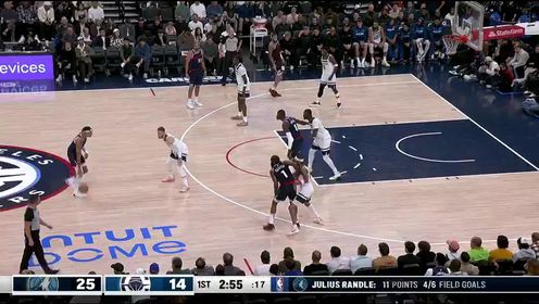 《洛杉矶快船》NBA常规赛：森林狼vs快船第1节英文原声回放