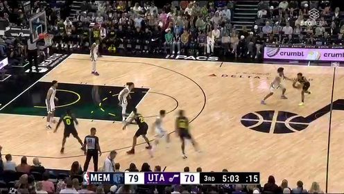 《NBA全场集锦》【回放】灰熊vs爵士第3节英文原声回放