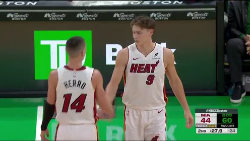《波士顿凯尔特人》【回放】NBA常规赛：热火vs凯尔特人第2节英文原声回放