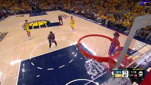 《NBA全场集锦》【回放】NBA季后赛：尼克斯vs步行者G6第3节英文原声回放