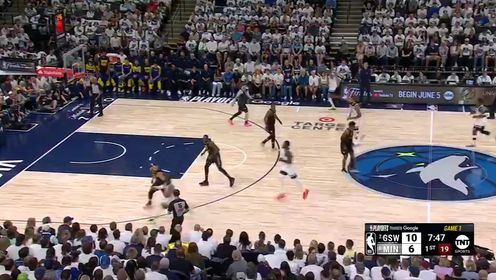《NBA全场集锦》【回放】勇士vs森林狼西部半决赛G1第1节英文原声回放