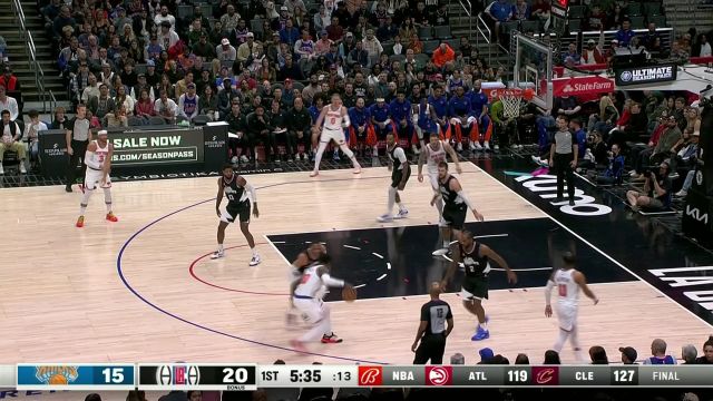 布伦森手感传递！迪温琴佐开局三分四投全中弹无虚发