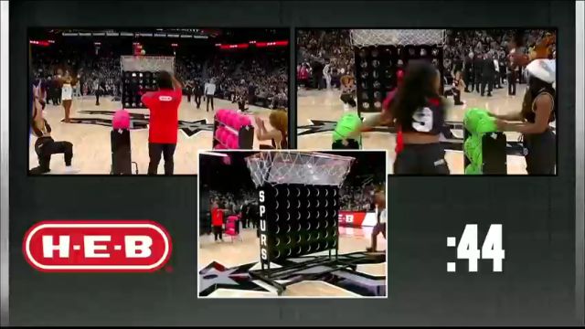 NBA常规赛：鹈鹕vs马刺第3节英文原声回放
