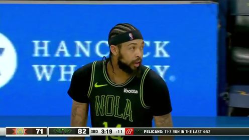 《NBA全场集锦》 NBA常规赛：马刺vs鹈鹕第3节中文解说回放