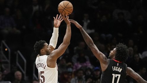 《NBA骑士》【原声】火箭130-135骑士 骑士8人得分上双加时战胜火箭