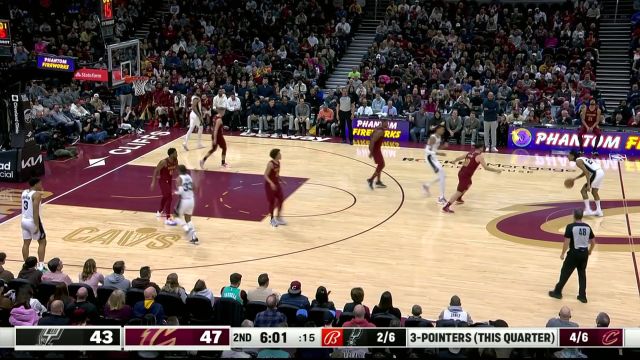 两大得分手激情对飙！瓦塞尔三分正中靶心米切尔风驰电掣反击上篮