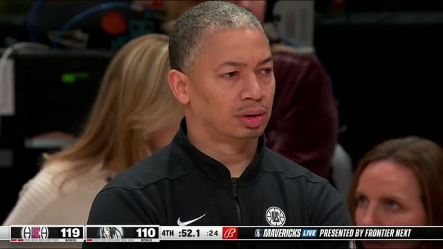 NBA常规赛：快船vs独行侠第4节英文原声回放