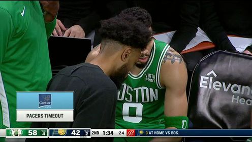 《NBA全场集锦》NBA常规赛：凯尔特人vs步行者第2节英文原声回放