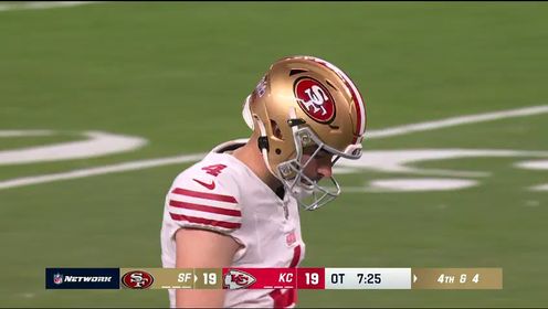 全景NFL_第58届NFL超级碗：49人22-25酋长_【得分】杰克穆迪27码定位球稳进球门拿到3分压力再次给到酋长_高清1080P在线观看 ...