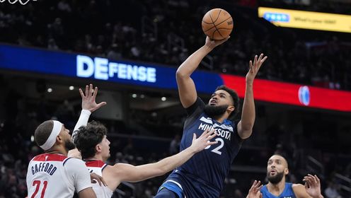 《NBA全场集锦》【球星】唐斯vs奇才集锦 延续高效表现拿下27+6+3的全面数据
