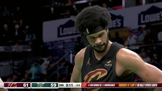 NBA常规赛：骑士vs黄蜂第2节英文原声回放