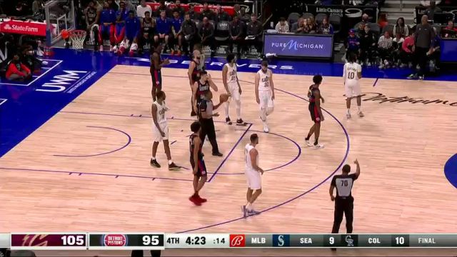 NBA常规赛：骑士vs活塞英文原声全场回放