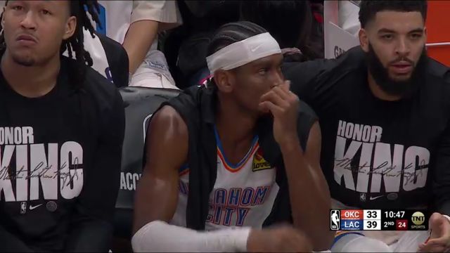 NBA常规赛：雷霆vs快船英文原声全场回放