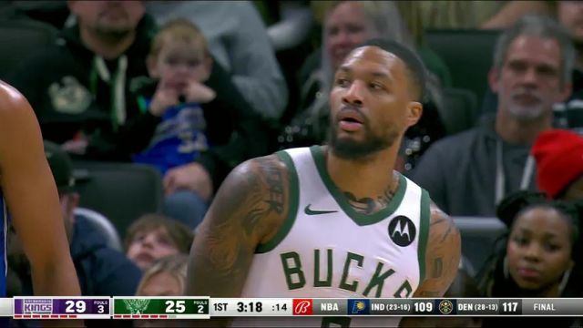 国王vs雄鹿第1节英文原声回放