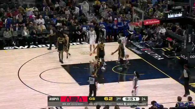 乔治1V1维金斯 晃起对方造犯规2+1打成