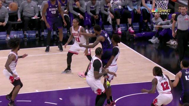 公牛vs国王英文原声全场回放