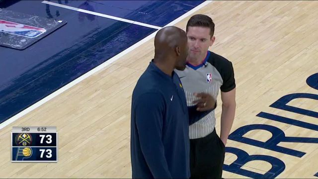 NBA常规赛：掘金vs步行者第3节中文解说回放